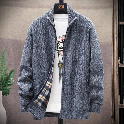 Genialer Winter-Strickjacke für Männer