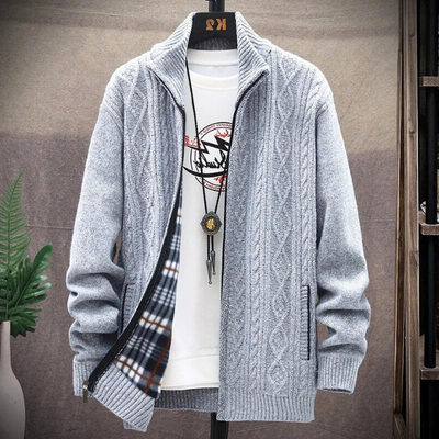 Genialer Winter-Strickjacke für Männer