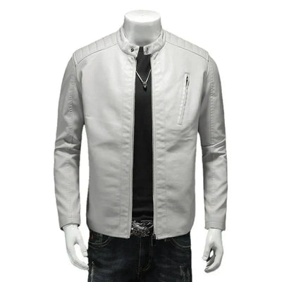 Premium Biker-Lederjacke für Männer – Stilvoll & Bequem