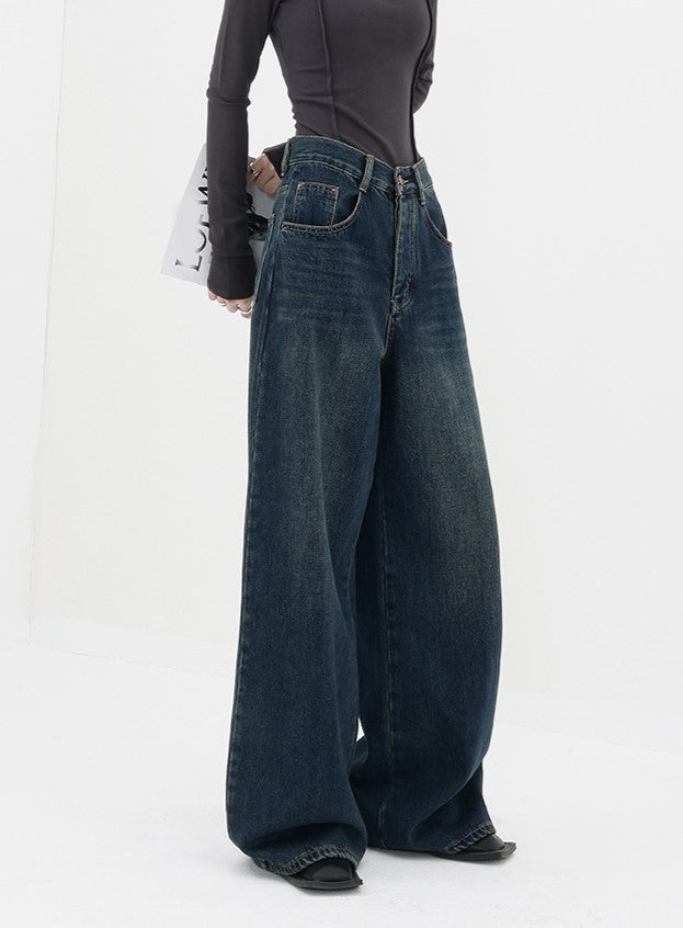 Heidi-Mode | Weinlese Baggy Boyfriend Jeans