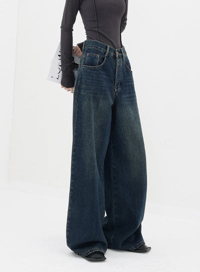 Heidi-Mode | Weinlese Baggy Boyfriend Jeans