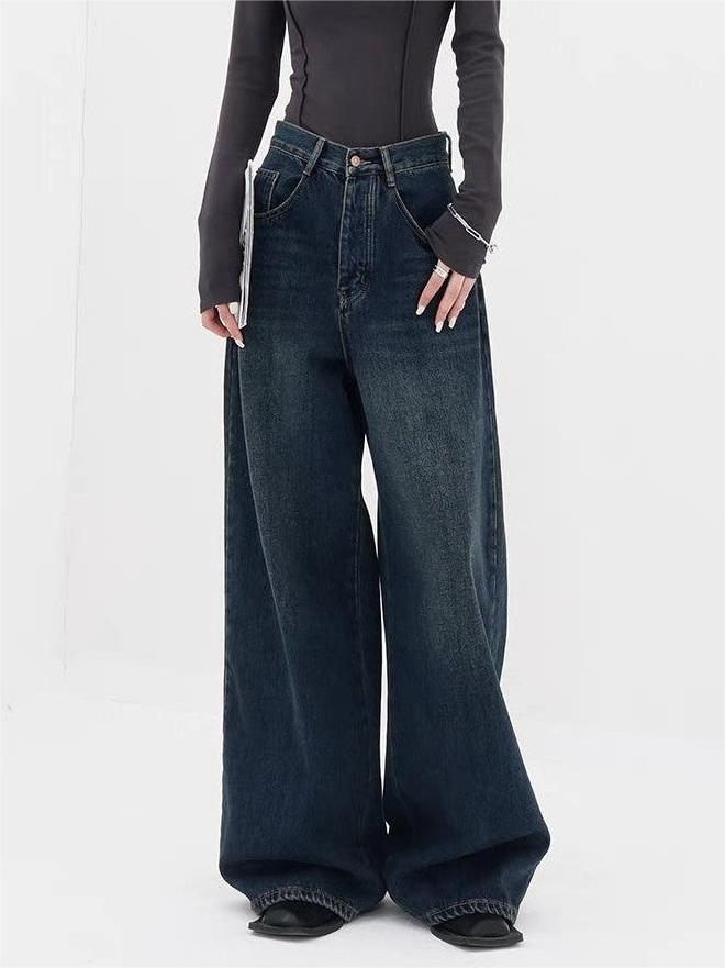 Heidi-Mode | Weinlese Baggy Boyfriend Jeans