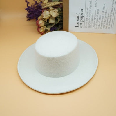 Heidi-Mode | Schleife Weißer Wollhut