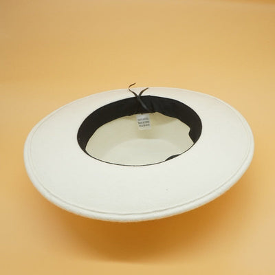 Heidi-Mode | Schleife Weißer Wollhut