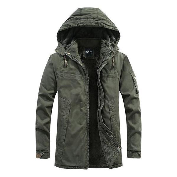 Winterjacke mit Kapuze für Männer