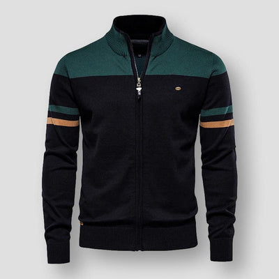 Retro-Streifenjacke für Herren – Stilvoll und Zeitlos