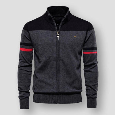 Retro-Streifenjacke für Herren – Stilvoll und Zeitlos