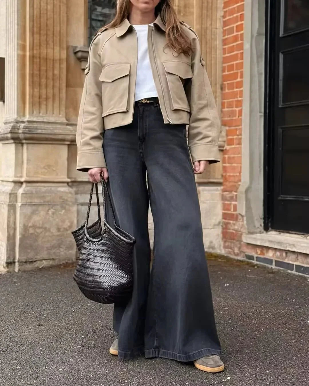 Karine | Kurz geschnittener Trenchjacke