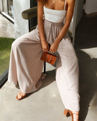 Weit Geschnittene Sommerhose für Damen