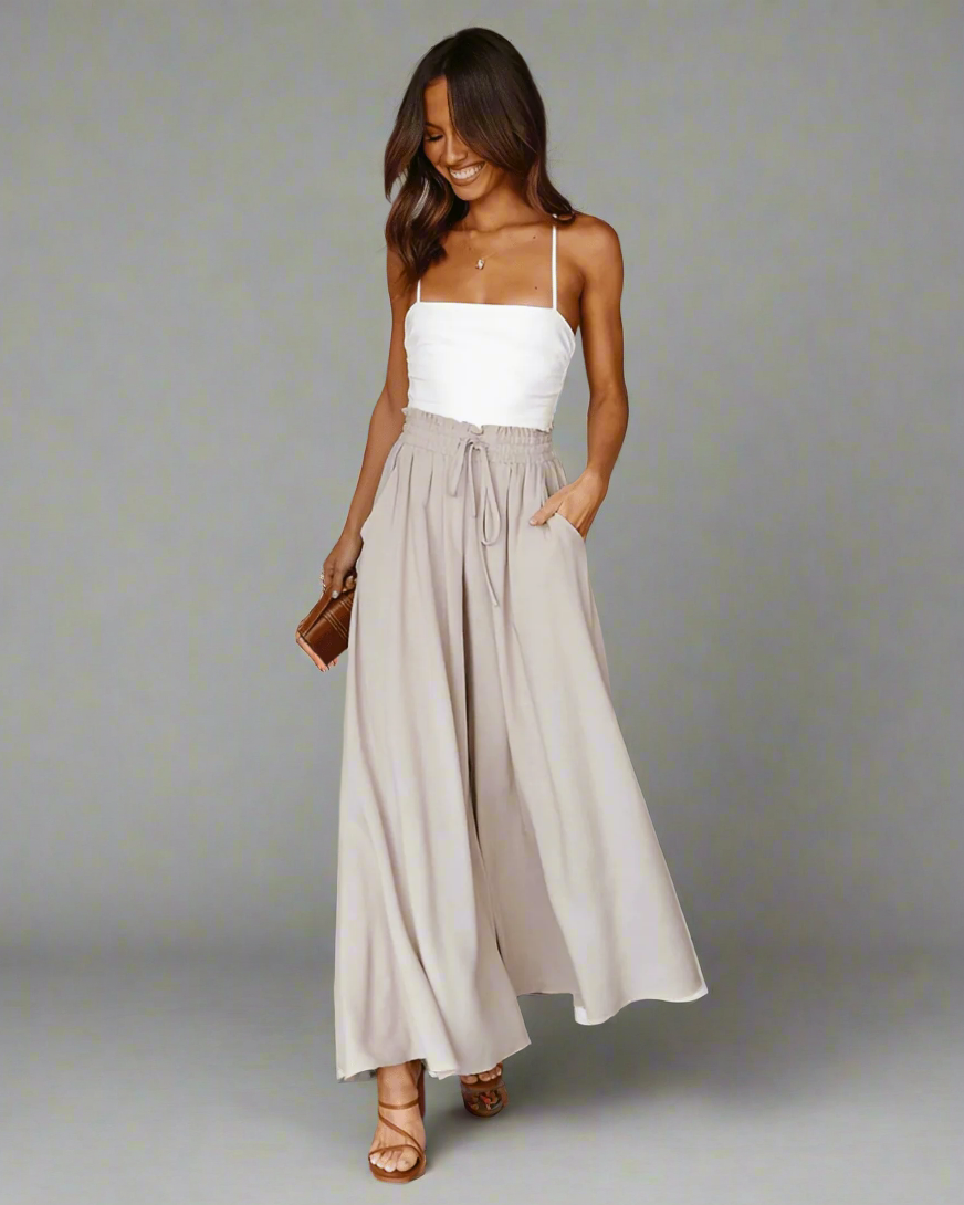 Weit Geschnittene Sommerhose für Damen