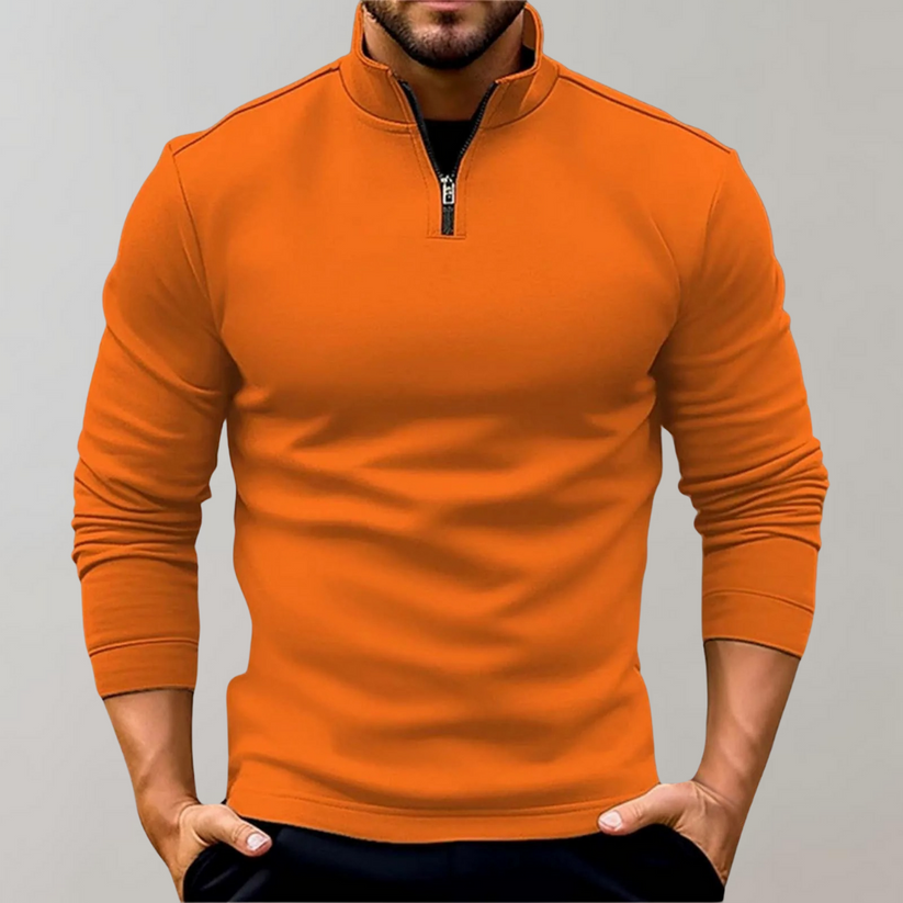 Sportlicher Herren-Reißverschluss-Pullover für Komfort und Stil