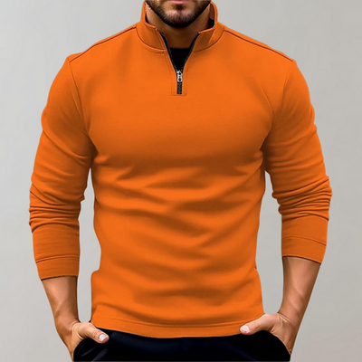 Sportlicher Herren-Reißverschluss-Pullover für Komfort und Stil
