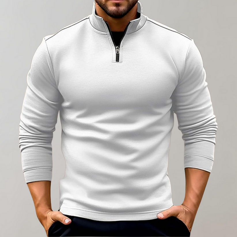 Sportlicher Herren-Reißverschluss-Pullover für Komfort und Stil