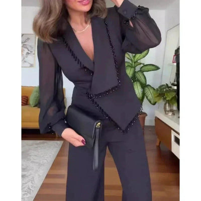 VERONIQUE - BLAZER UND HOSEN SET