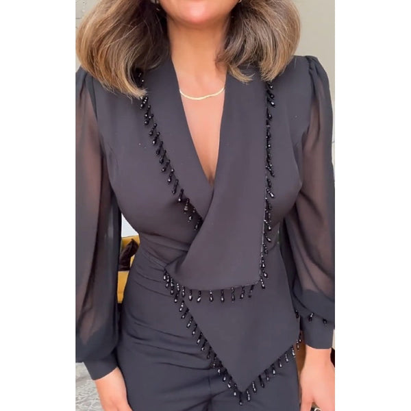 VERONIQUE - BLAZER UND HOSEN SET