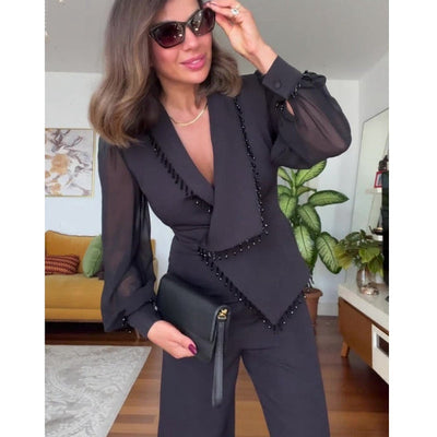 VERONIQUE - BLAZER UND HOSEN SET