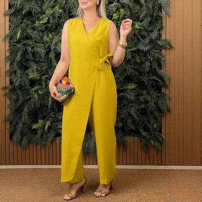 Rata | Stylischer Jumpsuit mit Umschlagausschnitt