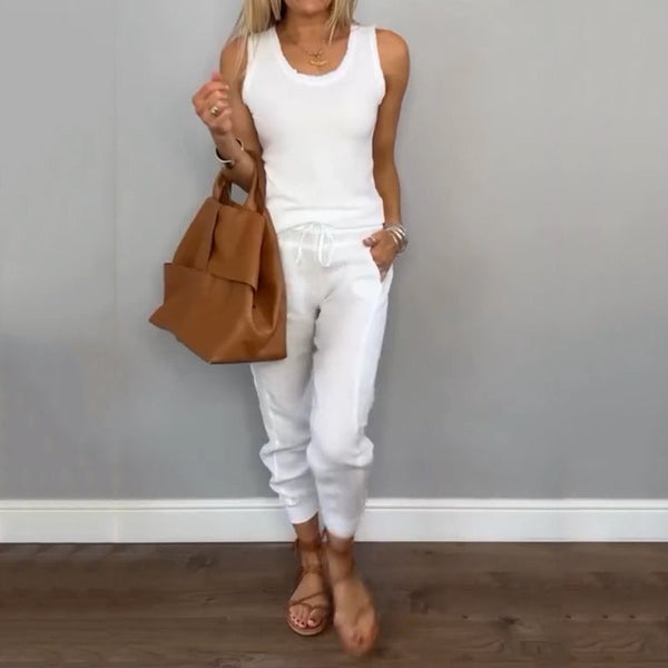 HANNELIESE - SET AUS TOP UND JOGGER-HOSE