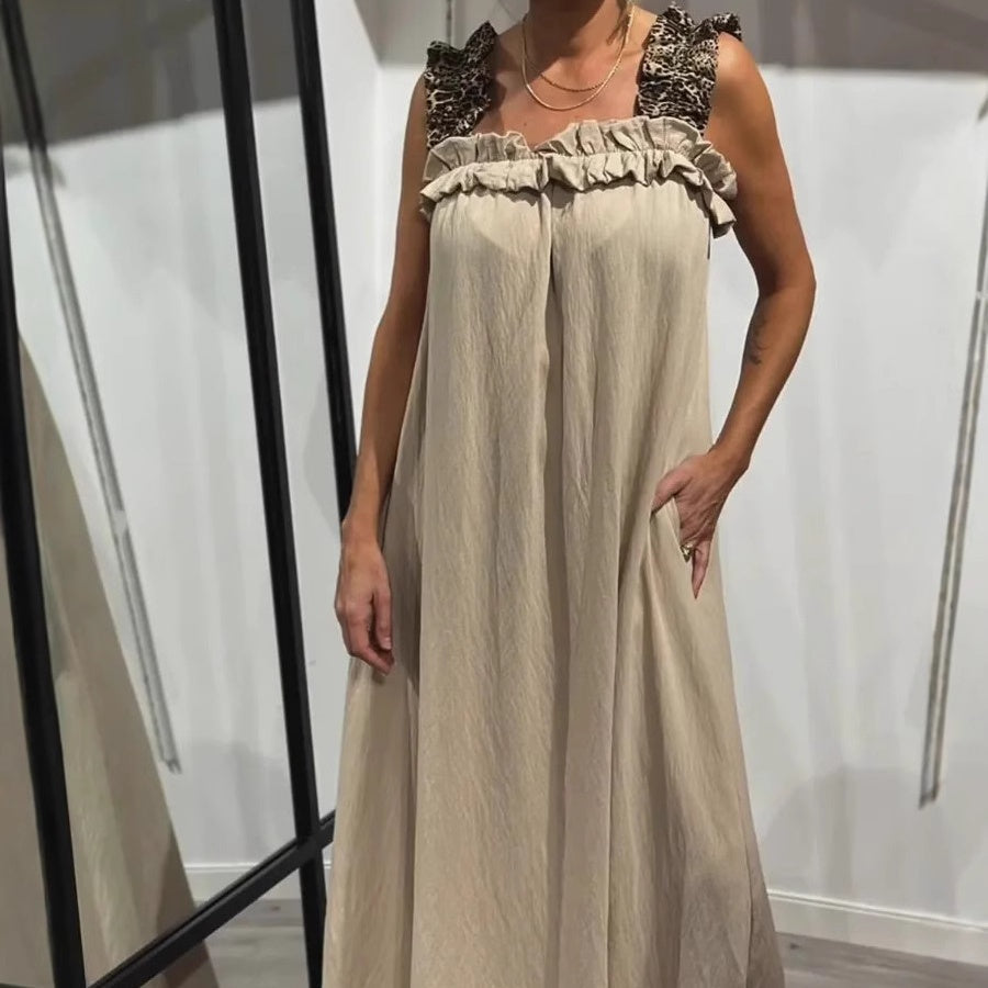 Tabea | Lässiges ärmelloses Kleid mit Taschen