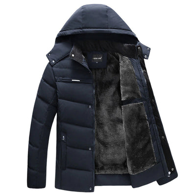 Stilvoller Wintermantel mit Isolierung und praktischen Taschen