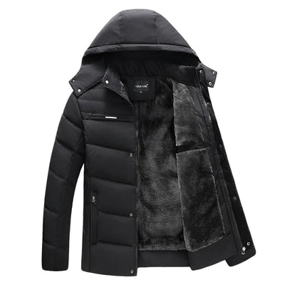 Stilvoller Wintermantel mit Isolierung und praktischen Taschen