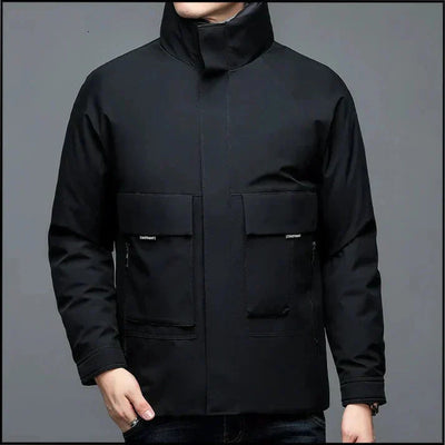 Stylische Winter-Daunenjacke für Skifahrer – Hochwertige Isolierung und Komfort