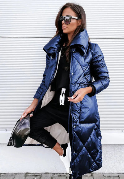 Stylischer gesteppter Parka aus Baumwolle für kalte Tage – Unisex Herbst-/Winterjacke