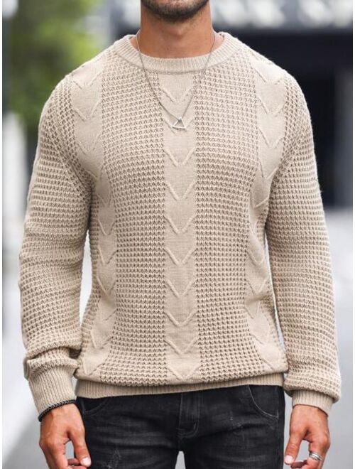 Stylischer Kabelstrick-Pullover für Herren – Modisches Must-Have für jeden Anlass