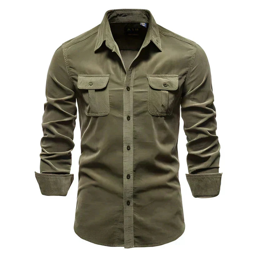 Stylisches Herren-Cordhemd für Herbst und Winter
