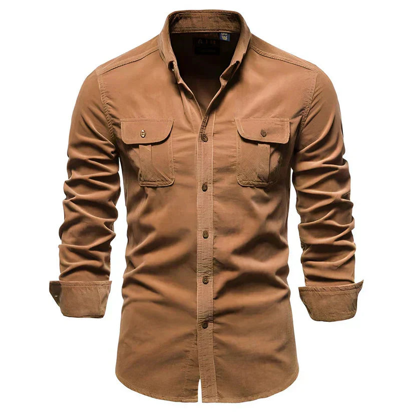 Stylisches Herren-Cordhemd für Herbst und Winter