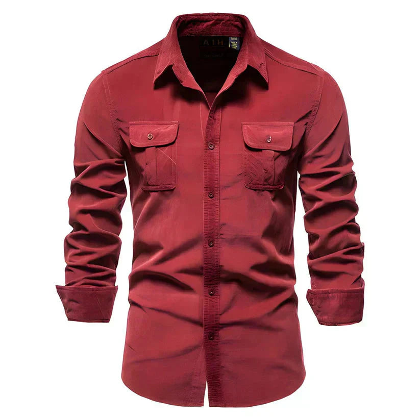 Stylisches Herren-Cordhemd für Herbst und Winter