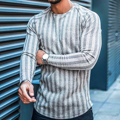 Lässiger Langarm-Winterpullover für Männer