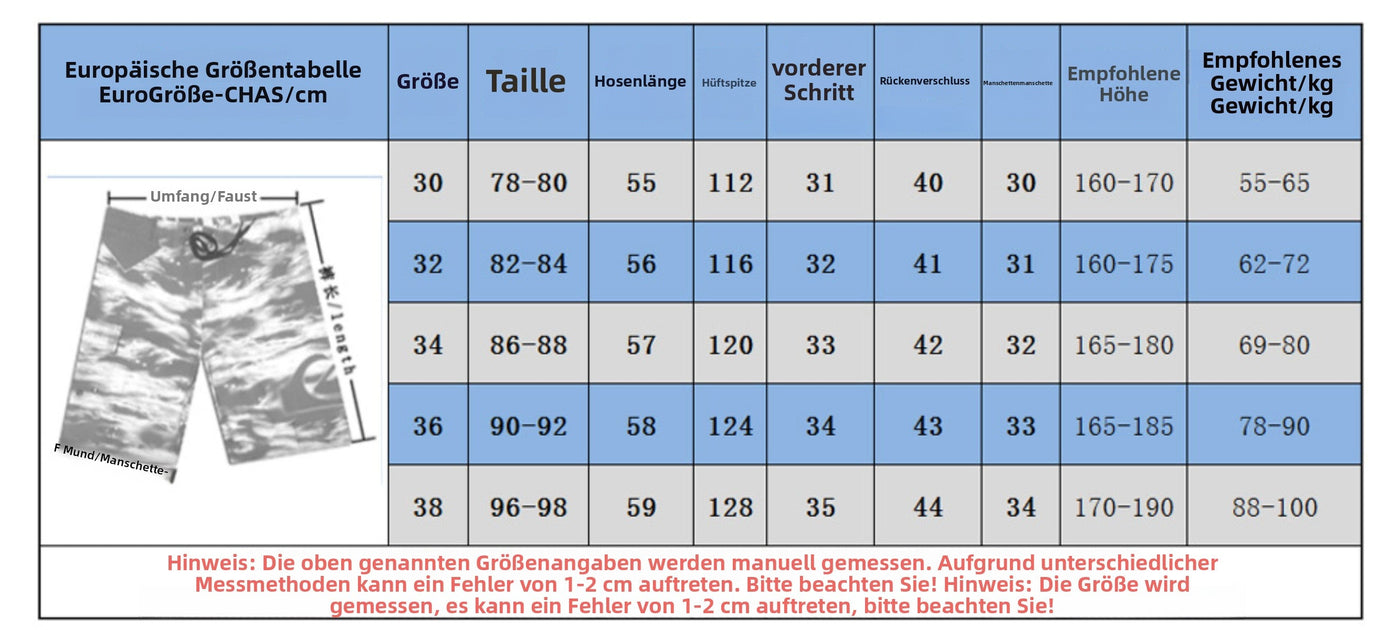 Heidi Mode | Schnell trocknende Strandhose in großen Größen