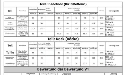 Heidi Mode | Split Badeanzug Hüftrock