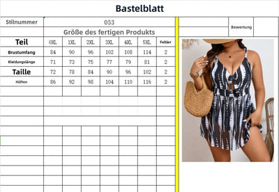 Heidi Mode | Große Größe Rock Badeanzug