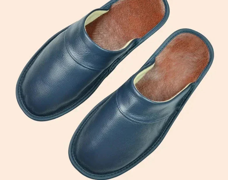 Vegane Lederslipper für Herren
