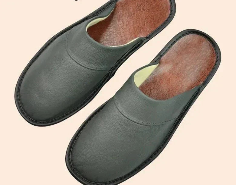 Vegane Lederslipper für Herren