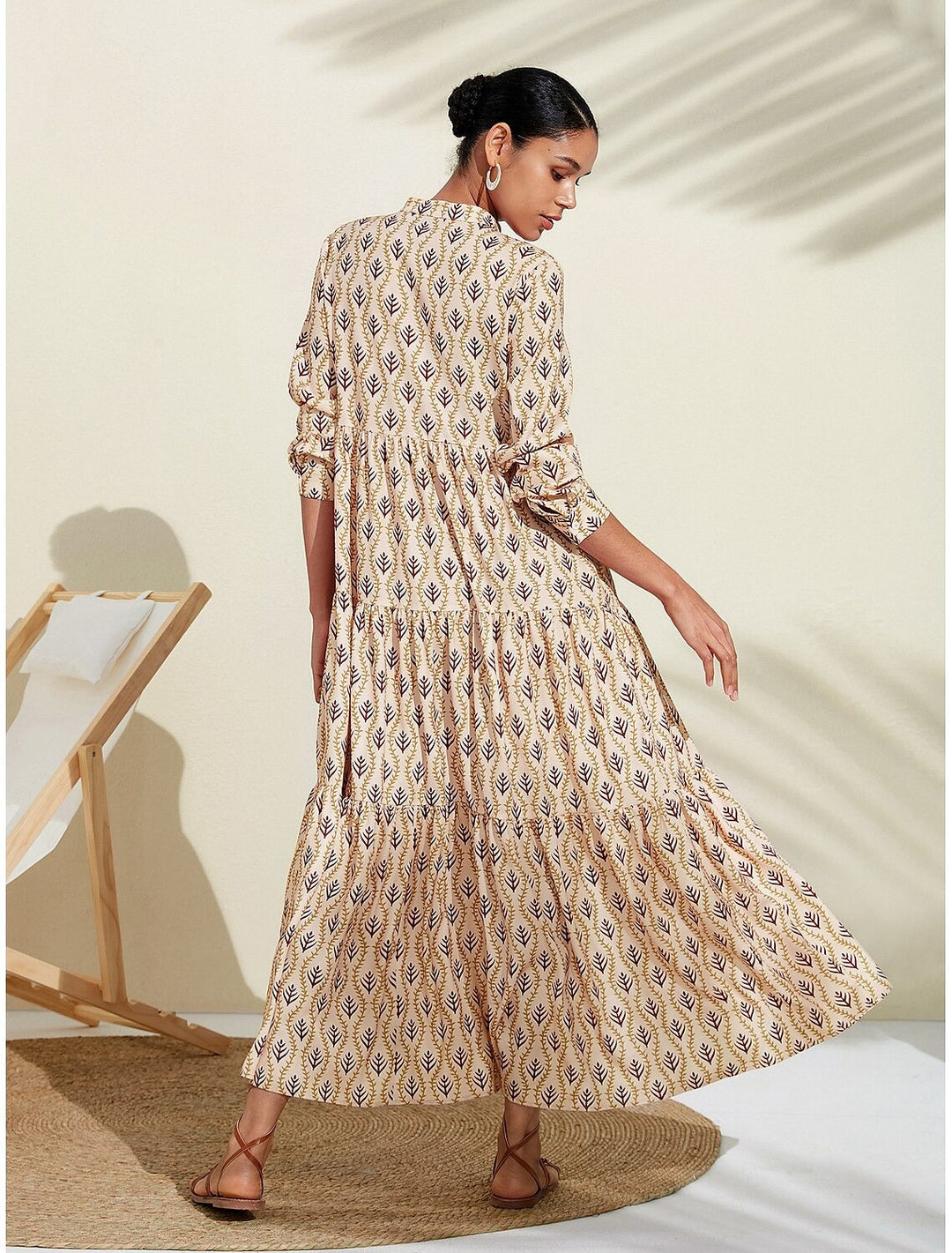 Gail – Boho-Maxikleid mit natürlichem Charme