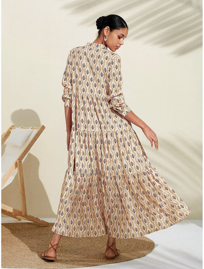 Gail – Boho-Maxikleid mit natürlichem Charme