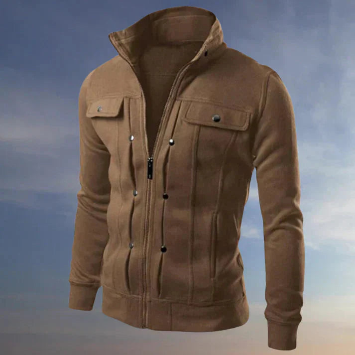 Vielseitige Herrenjacke mit Reißverschluss für moderne Looks