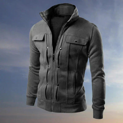 Vielseitige Herrenjacke mit Reißverschluss für moderne Looks