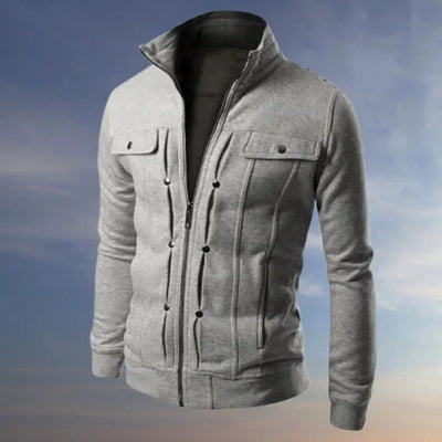 Vielseitige Herrenjacke mit Reißverschluss für moderne Looks