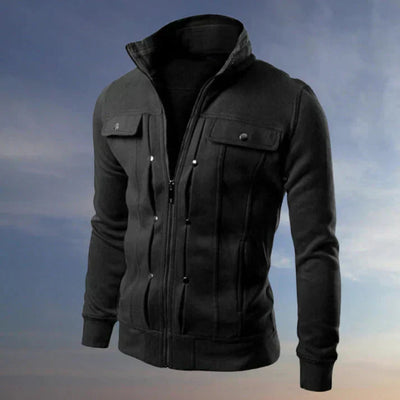 Vielseitige Herrenjacke mit Reißverschluss für moderne Looks