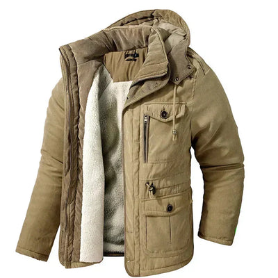 Vielseitige Winterjacke für Herren mit isolierendem Innenfutter und modernem Schnitt