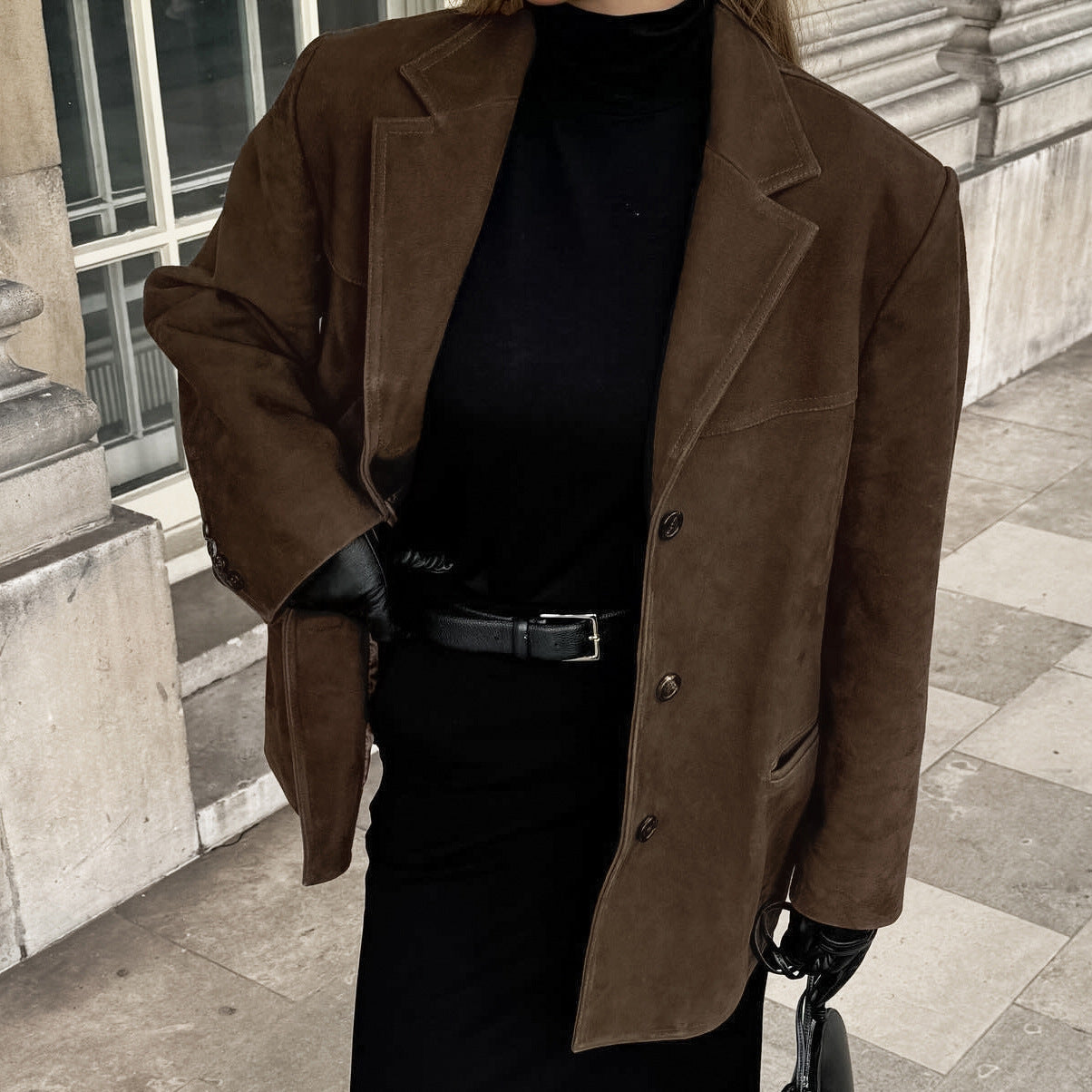 Vintage Wildlederjacke - Eleganter Stil für jeden Anlass