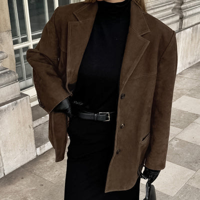 Vintage Wildlederjacke - Eleganter Stil für jeden Anlass