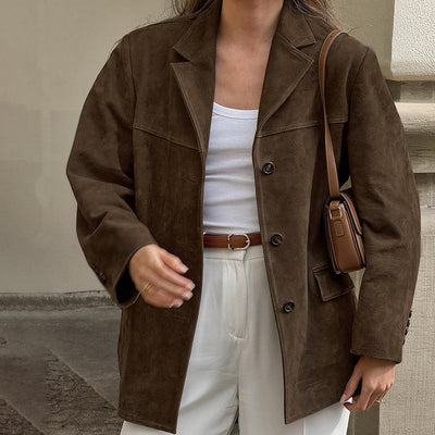 Vintage Wildlederjacke - Eleganter Stil für jeden Anlass