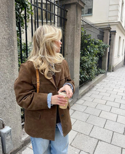 Vintage Wildlederjacke - Eleganter Stil für jeden Anlass