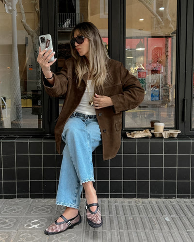 Vintage Wildlederjacke - Eleganter Stil für jeden Anlass