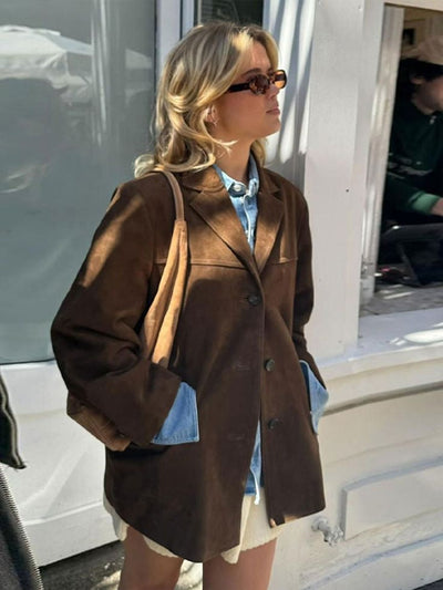 Vintage Wildlederjacke - Eleganter Stil für jeden Anlass